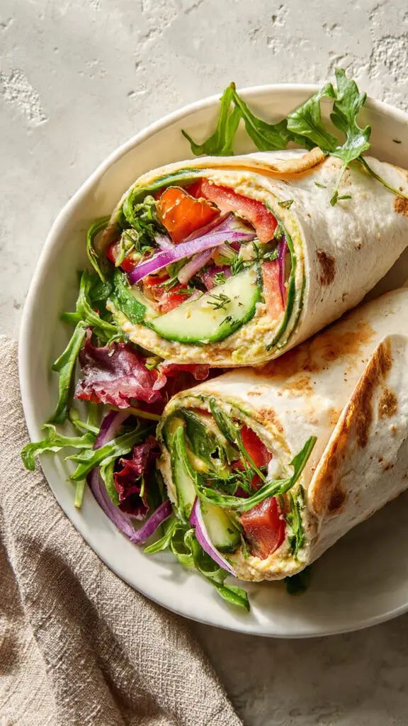 Veggie wrap met avocado en hummus: snel & gezond recept | JusRé
