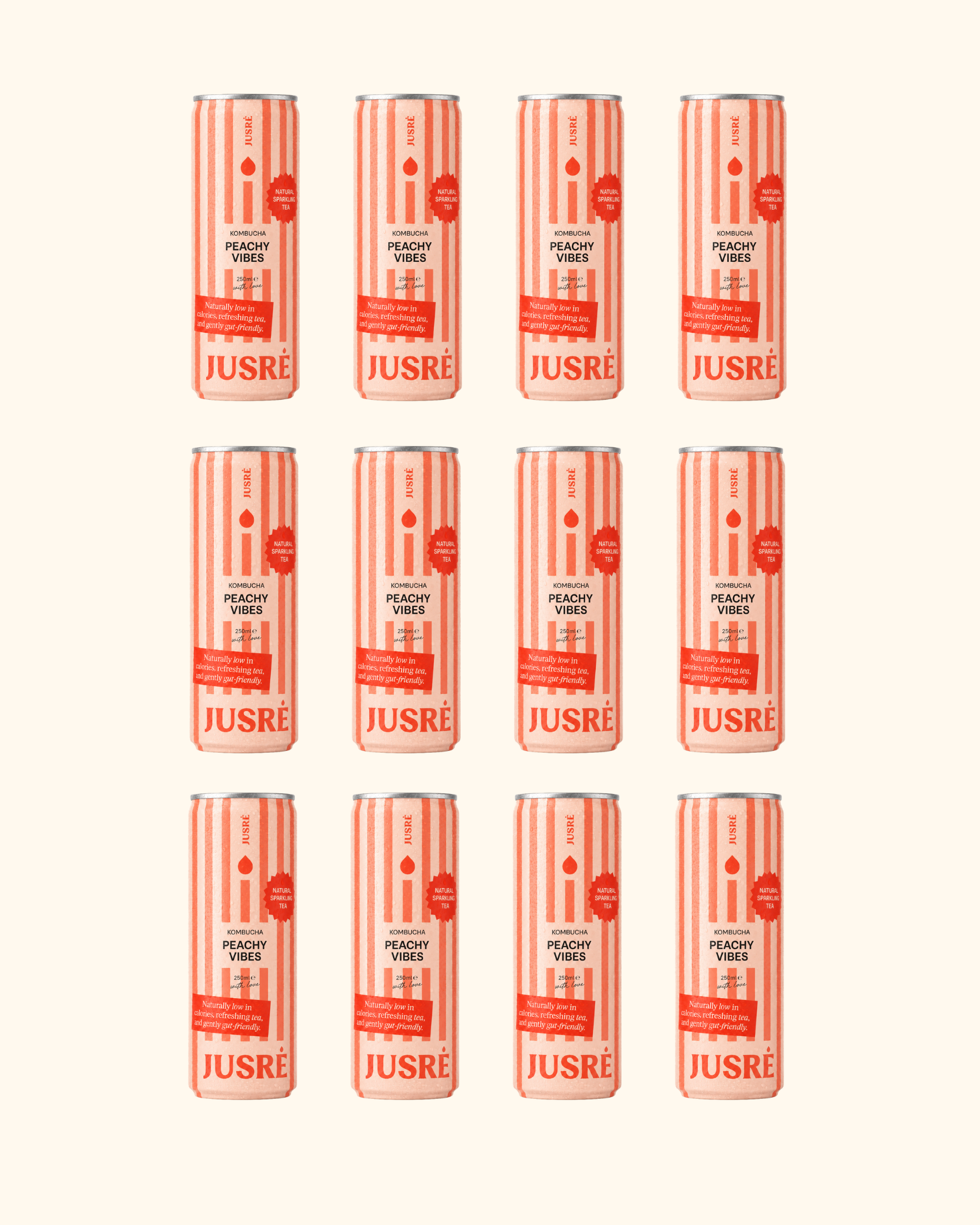 Peach To The Beach | Kombucha | 12 x 250ml