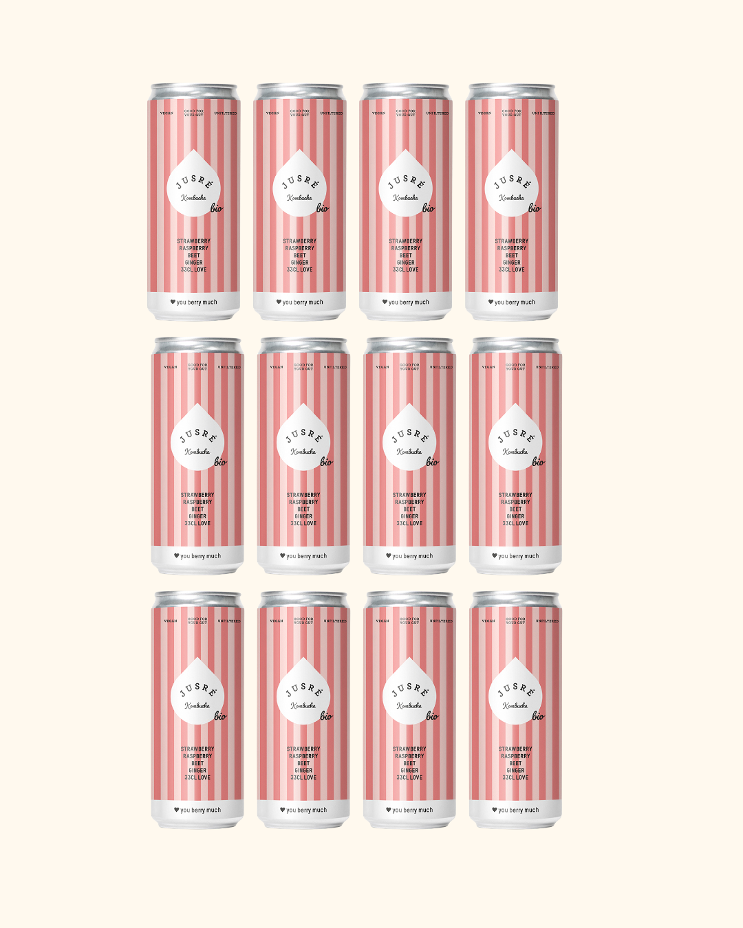 Love You Berry Much | Kombucha | 12 x 250ml