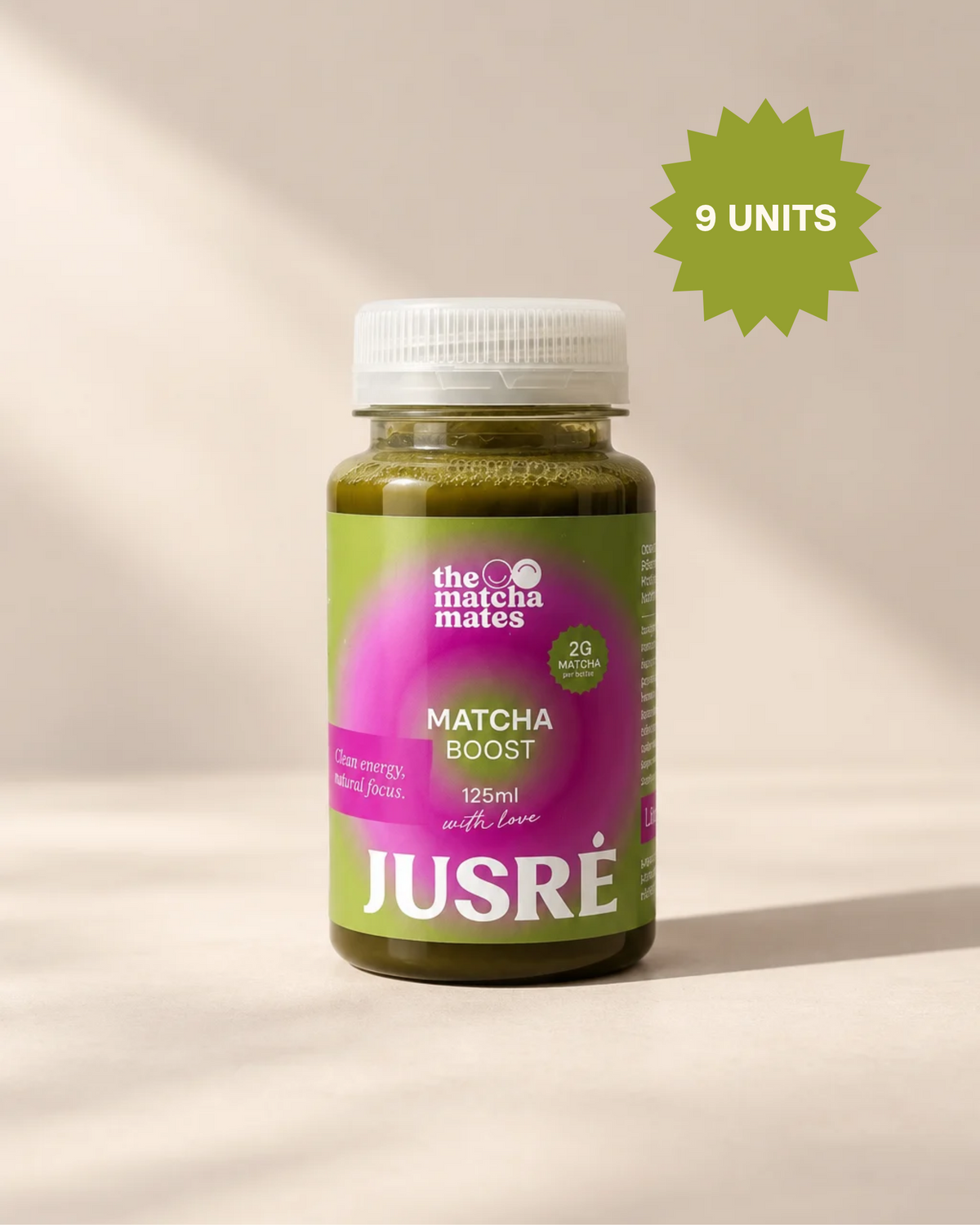 Matcha Boost Shot by The Matcha Mates |  9 x 125ml
