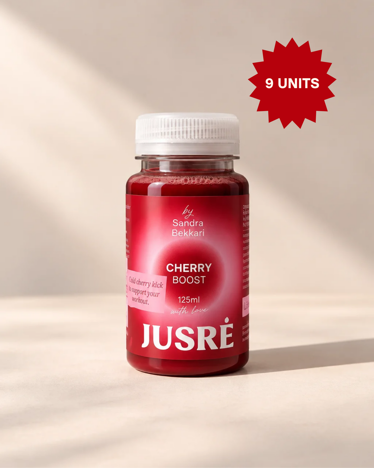 Cherry Boost By Sandra Bekkari | 9 x 125ml