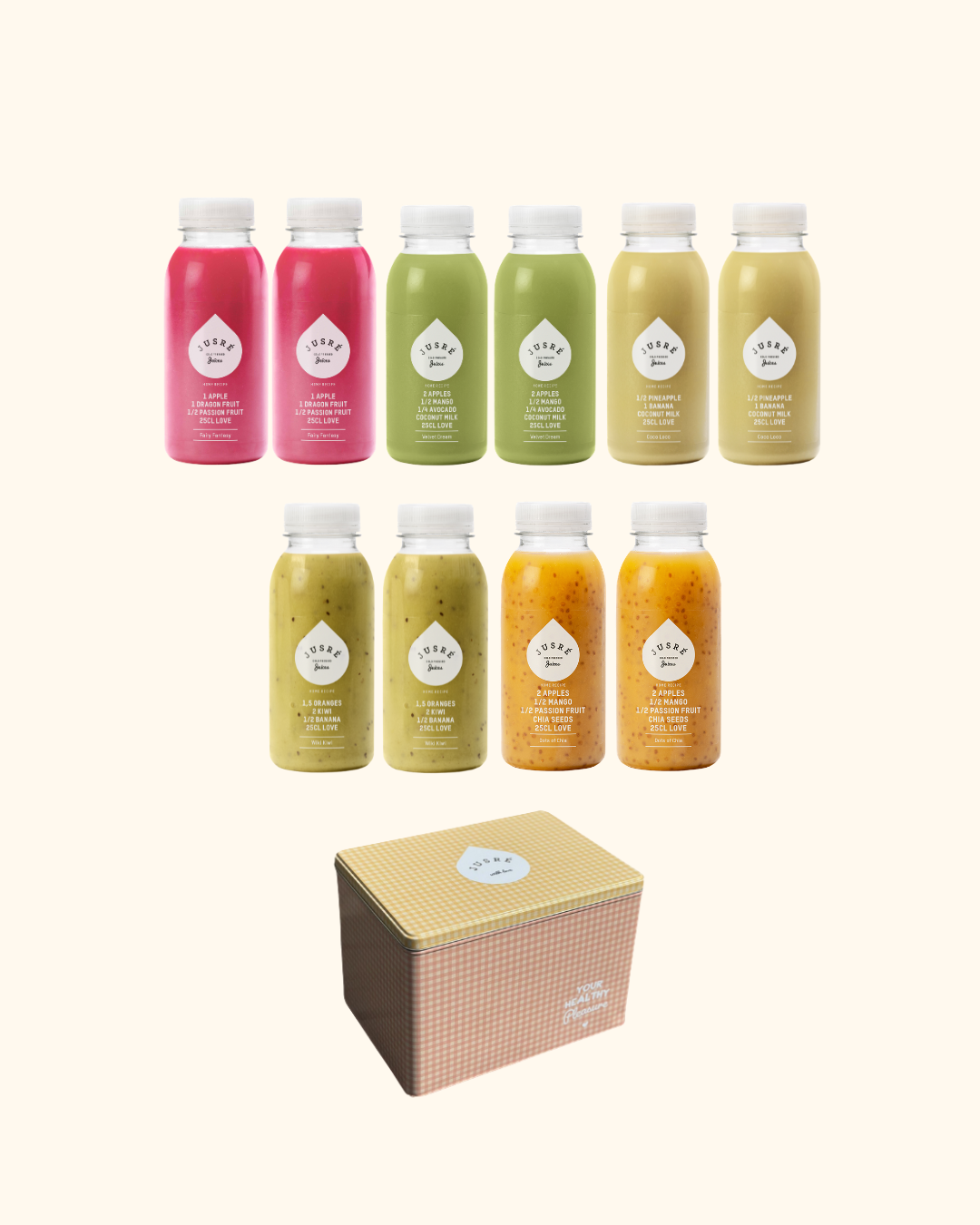 Box de smoothies | 10 x 250ml
